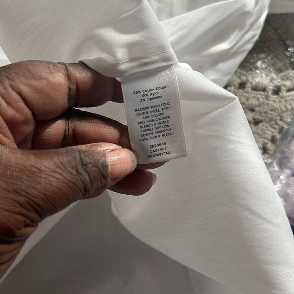 Emerson Rose White Blouse L - Picture 7 of 7